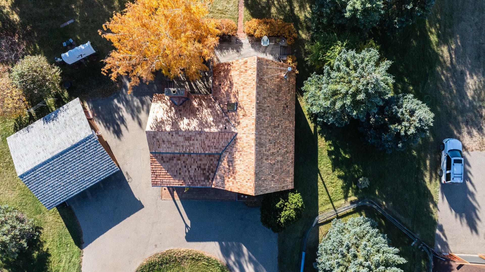 Premium cedar roofing project in Saskatchewan
