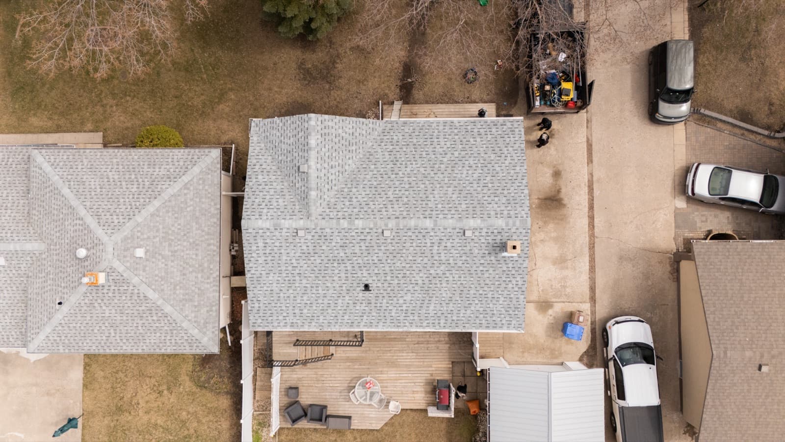 Completed shingle roof replacement in Regina