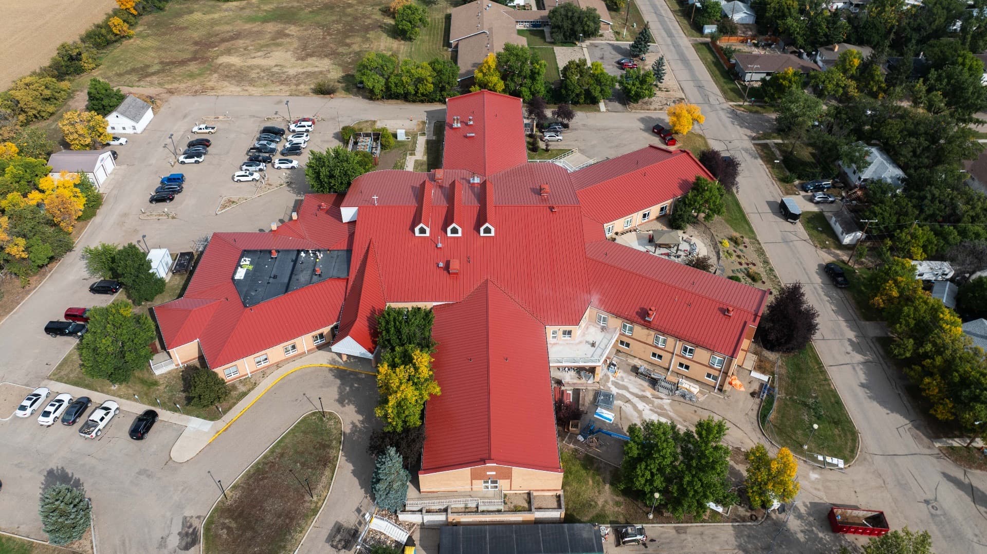 Standing seam metal roof