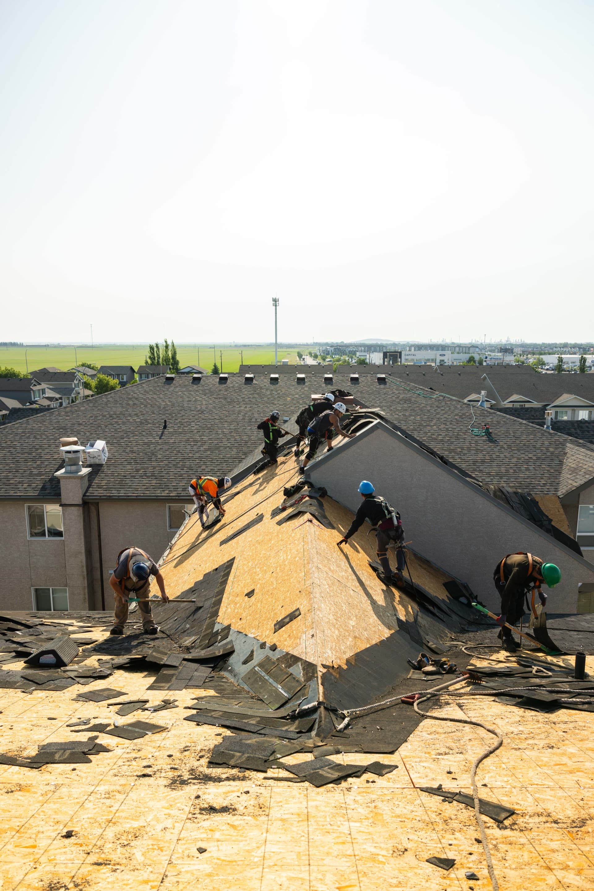 Nicurity Apartments completed roof