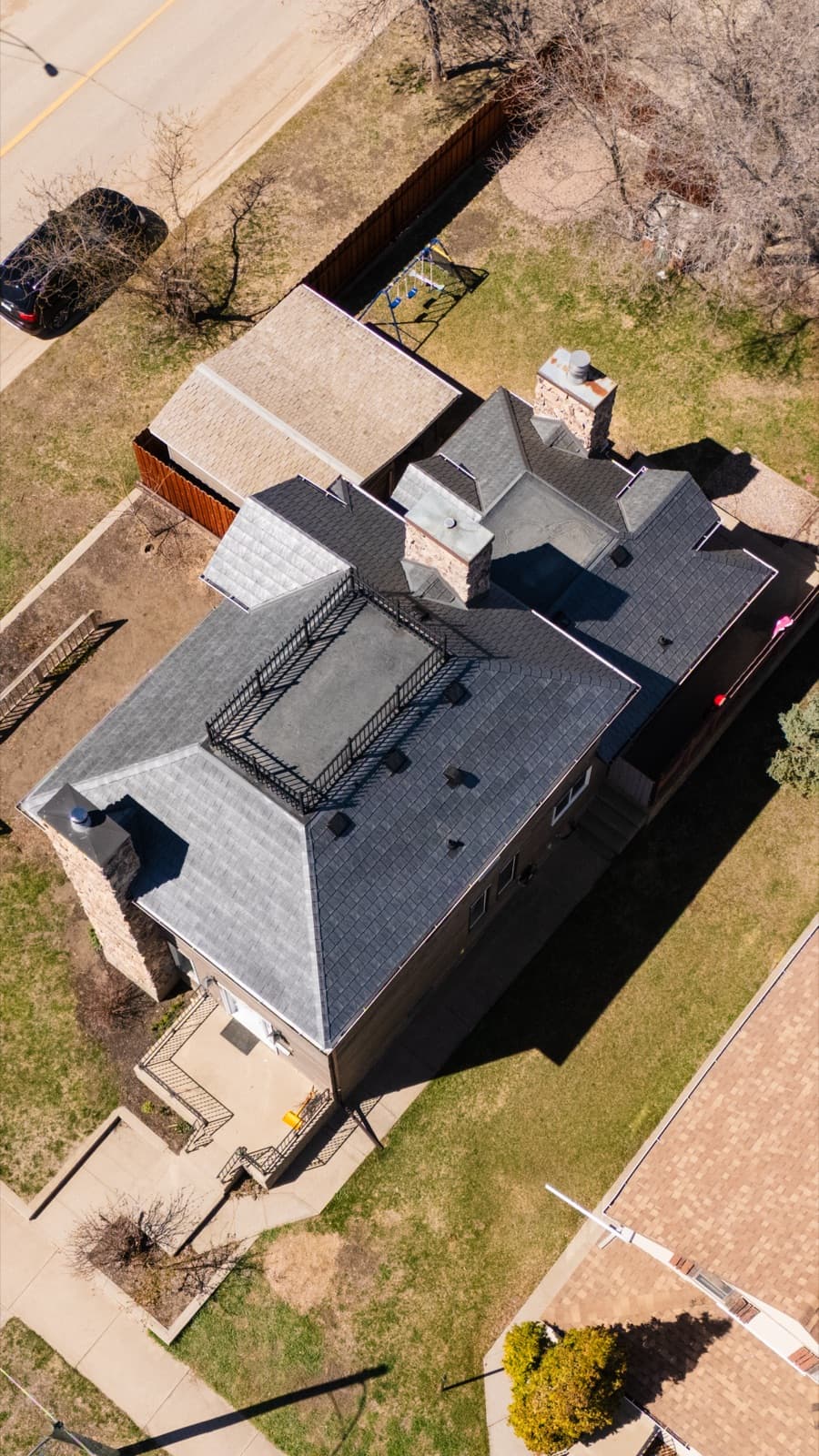 Completed Euroshield rubber roof in Regina