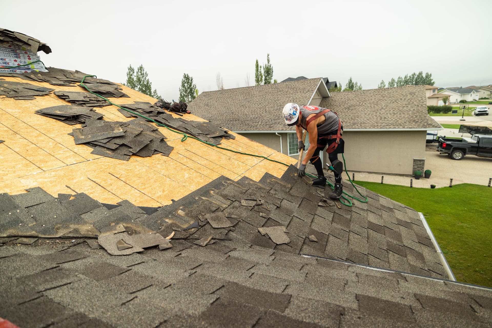 Removal of Old Roofing