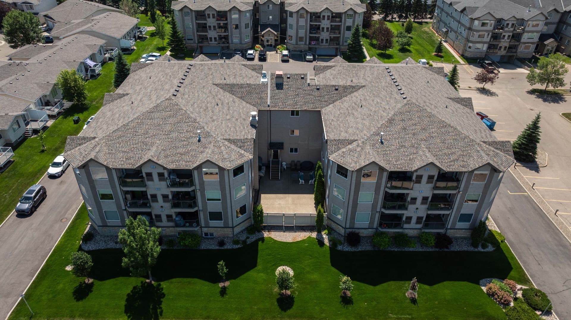 Shingle roof completed project