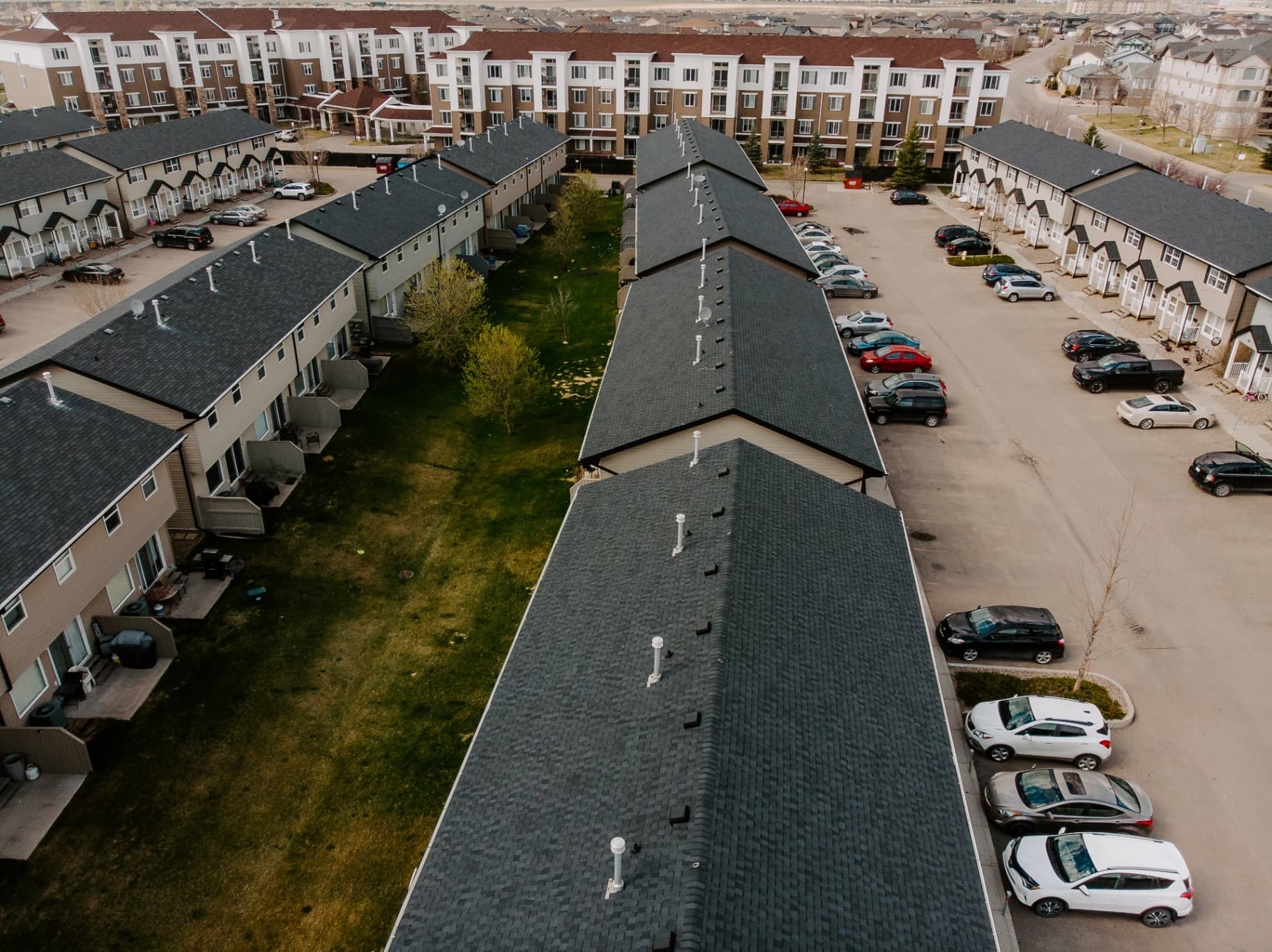 Shingle installation project