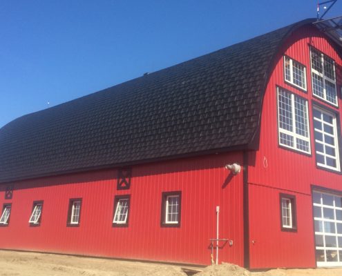 rubber roofing barn